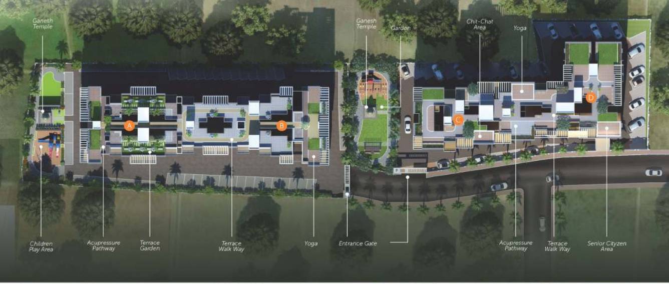 Images for Layout Plan of Yogesh Basil Park A And B Wing