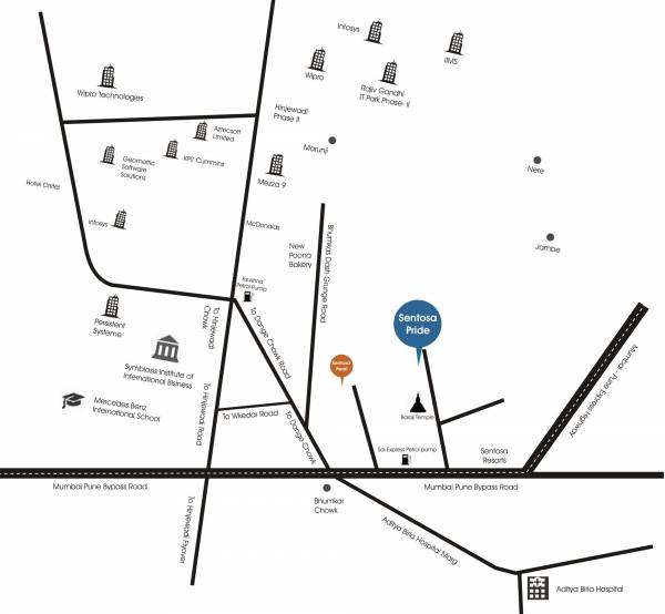 Images for Location Plan of Shree Sentosa Pride Wing C