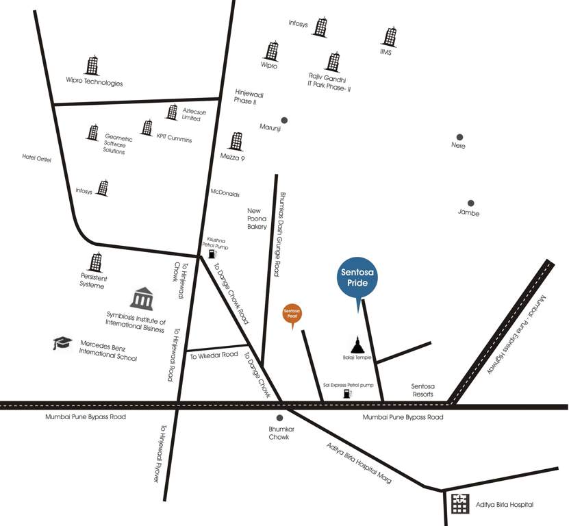 Images for Location Plan of Shree Sentosa Pride Wing C