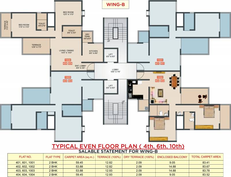 Images for Cluster Plan of Vardaan Cleveland Park Wing A And B