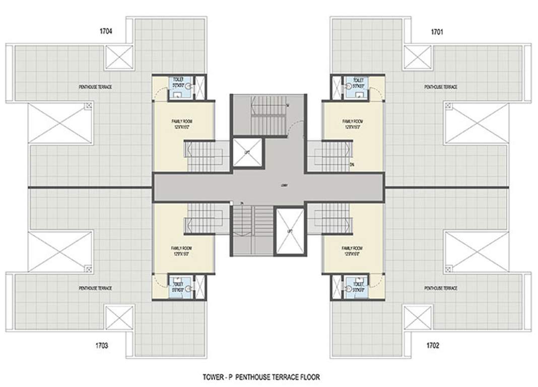 Images for Cluster Plan of Goel Ganga Ganga Platino Building P Q R