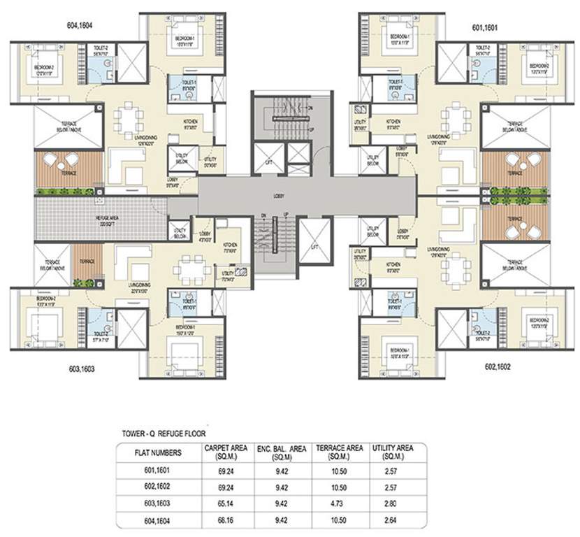 Images for Cluster Plan of Goel Ganga Ganga Platino Building P Q R