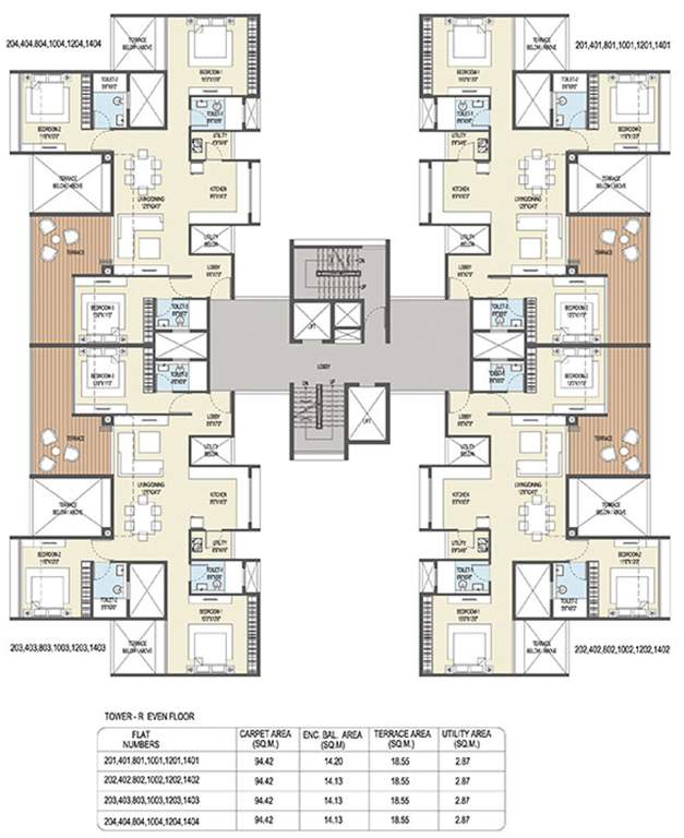 Images for Cluster Plan of Goel Ganga Ganga Platino Building P Q R