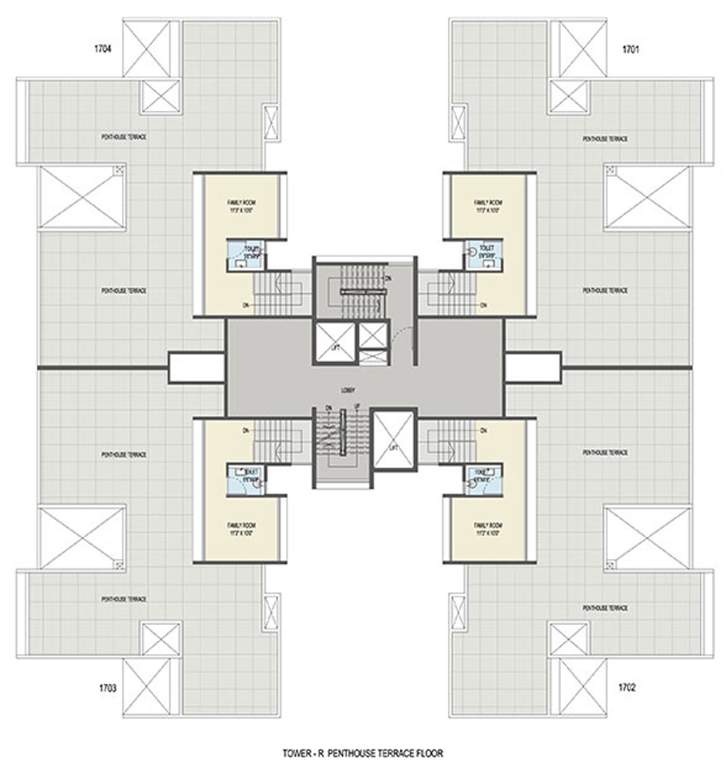 Images for Cluster Plan of Goel Ganga Ganga Platino Building P Q R