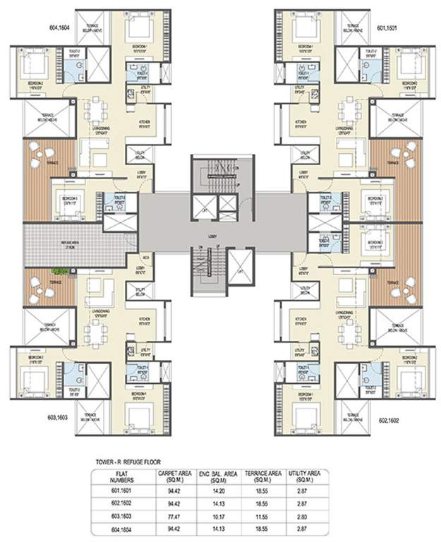 Images for Cluster Plan of Goel Ganga Ganga Platino Building P Q R