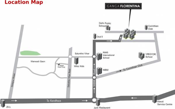 Images for Location Plan of Goel Ganga Ganga Florentina Ph I