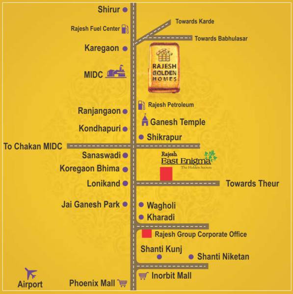 Images for Location Plan of Rajesh Golden Homes C Wing