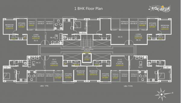 Images for Cluster Plan of Classic Swargandhar Phase 2 A1 A2 A3 B1 B2 B3 B4 B5 C1
