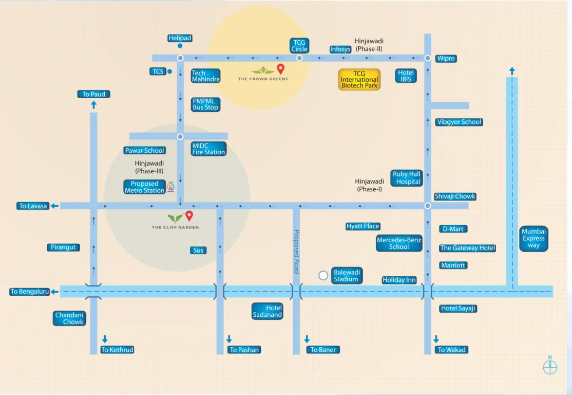  the cliff garden Location Plan