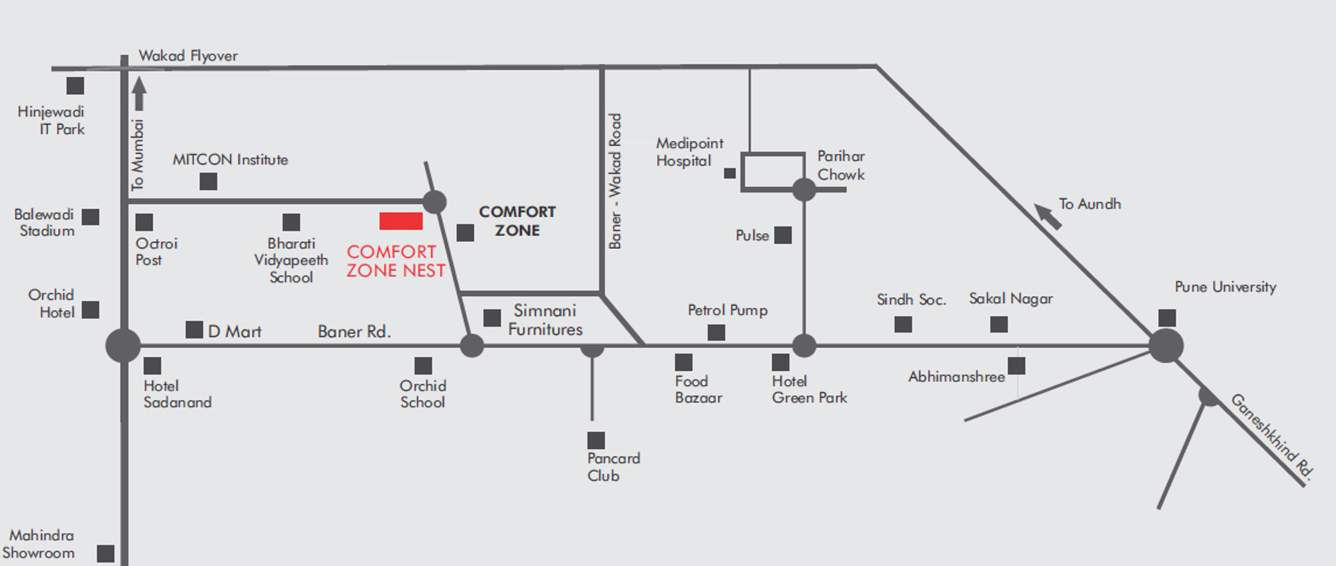 Images for Location Plan of Aditya Aditya Comfort Zone Nest