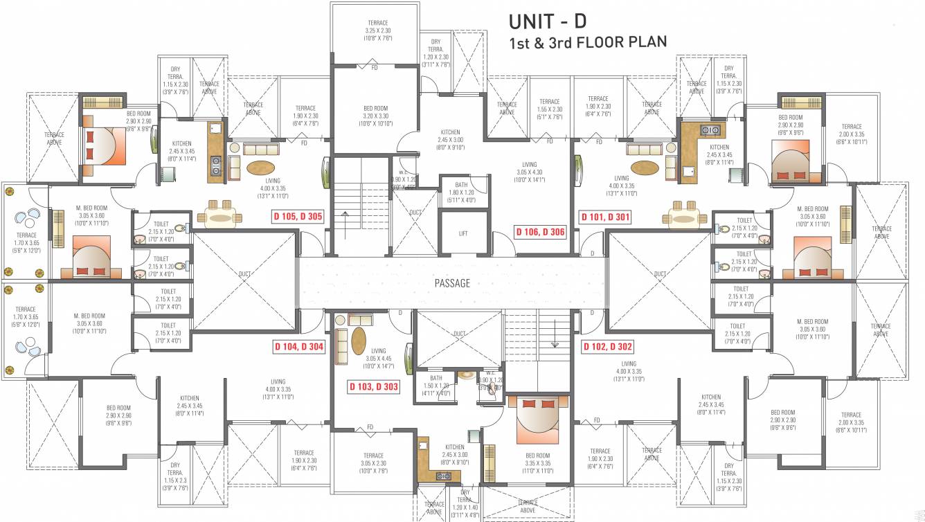 Images for Cluster Plan of Polite Shree Ganesh Tower Unit D