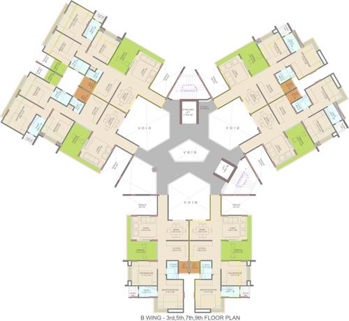  courtyard-one-phase-1 Images for Cluster Plan of  Courtyard One Phase 1