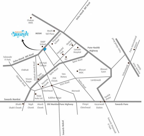 Images for Location Plan of Raghvendra Akashvedh Phase 1