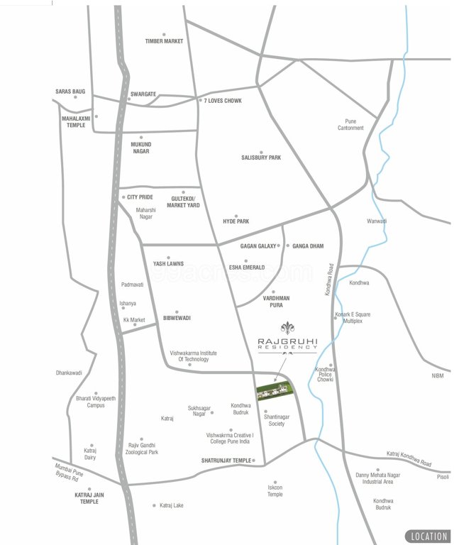  rajgruhi residency tower b Location Plan