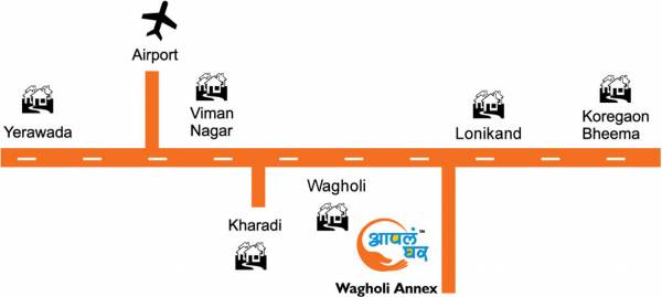 Images for Location Plan of Maple Aapla Ghar Wagholi Annex 2 Phase I