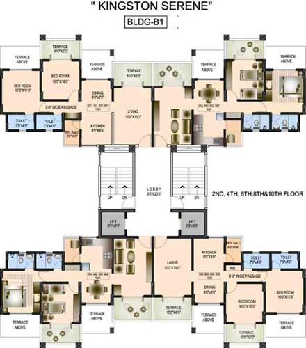 Images for Cluster Plan of Vedant Kingston Serene B1 Building Phase 1