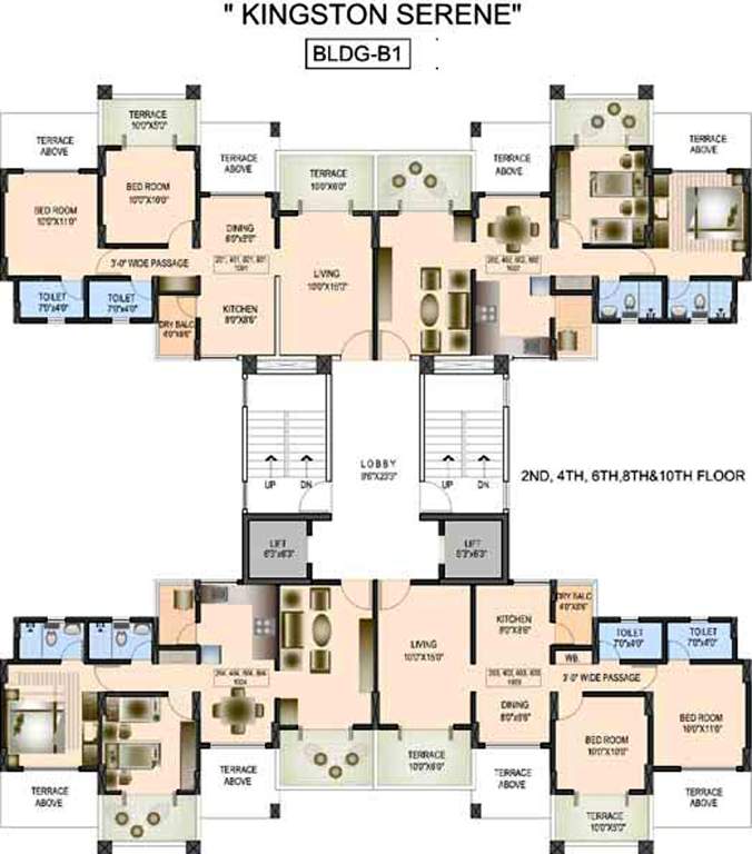 Images for Cluster Plan of Vedant Kingston Serene B1 Building Phase 1