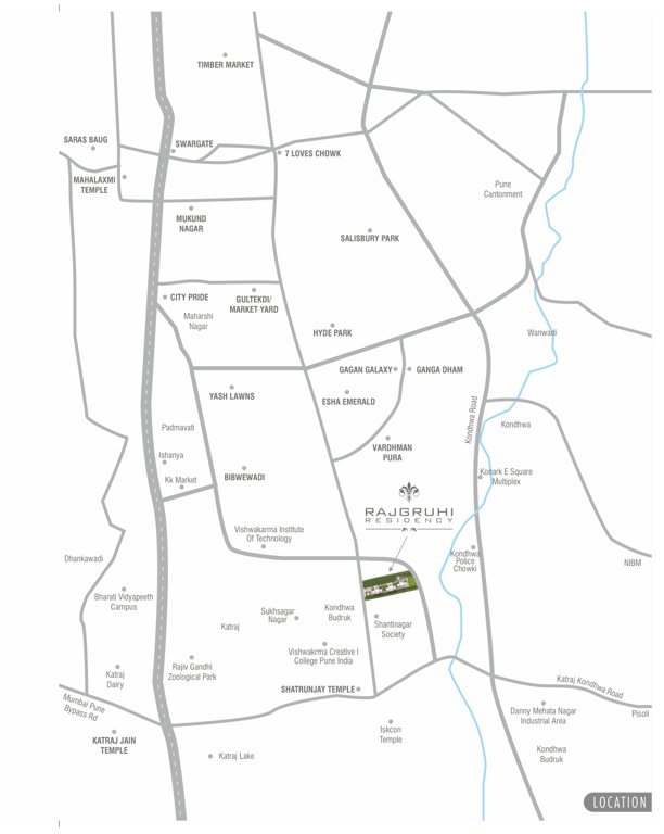  rajgruhi residency tower a Location Plan