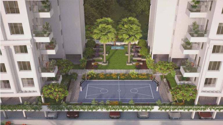  rajgruhi residency tower a Basketball Court