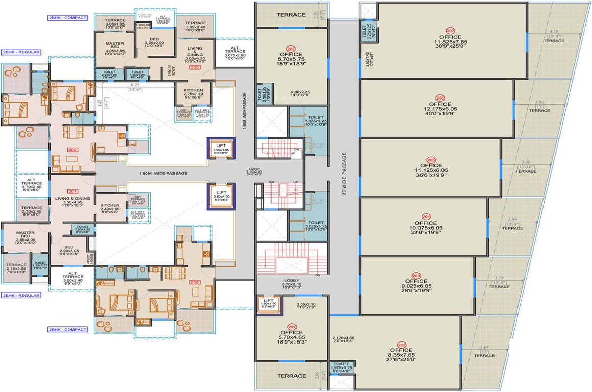 Images for Cluster Plan of Balaji Oriana Crest Apartment
