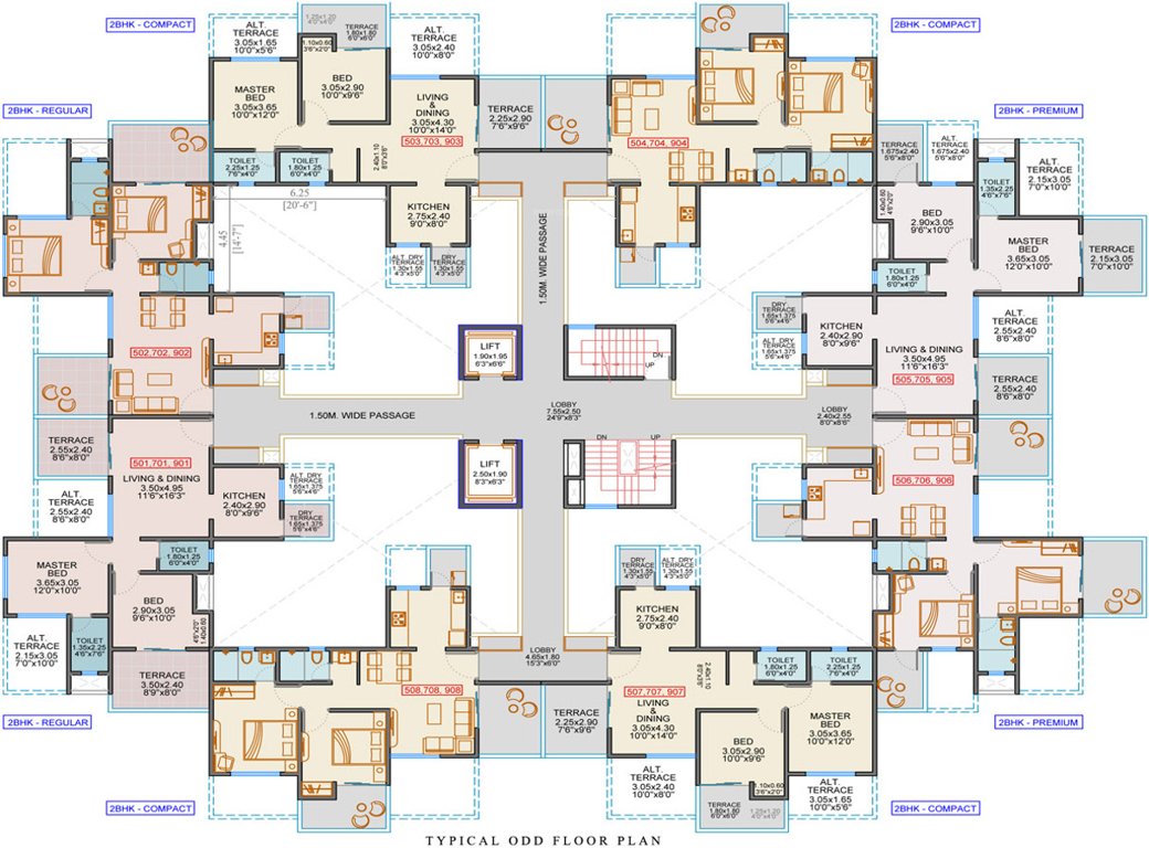 Images for Cluster Plan of Balaji Oriana Crest Apartment