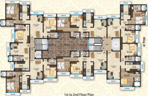 Images for Cluster Plan of Amar New Tashkent Terrace CHSL