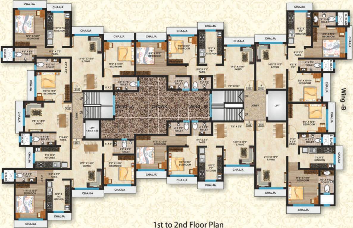 Images for Cluster Plan of Amar New Tashkent Terrace CHSL