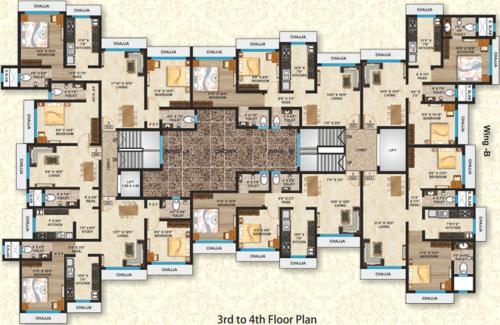 Images for Cluster Plan of Amar New Tashkent Terrace CHSL
