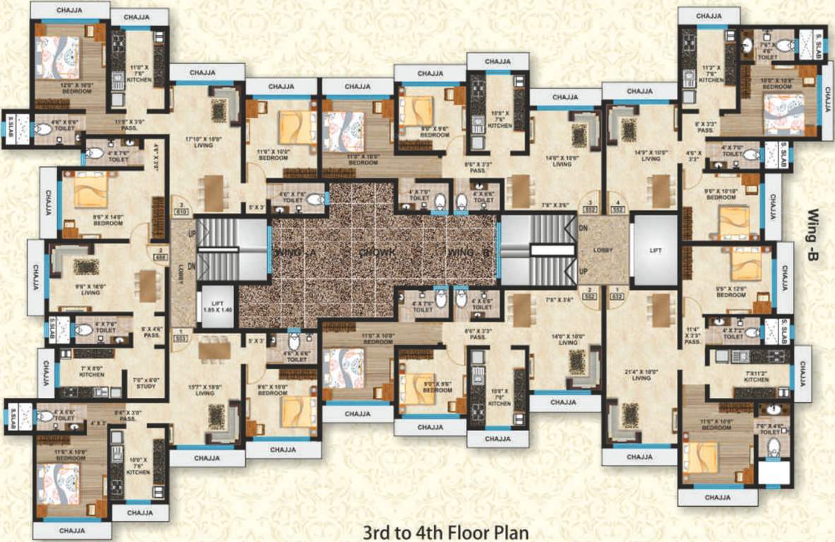 Images for Cluster Plan of Amar New Tashkent Terrace CHSL