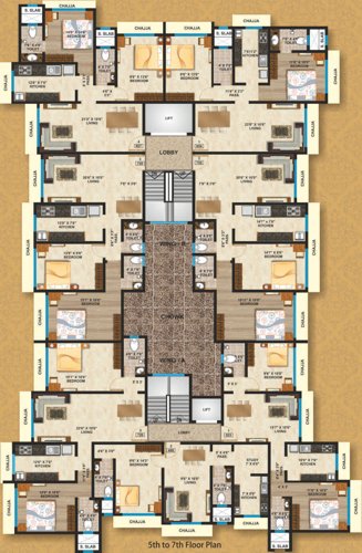 Images for Cluster Plan of Amar New Tashkent Terrace CHSL