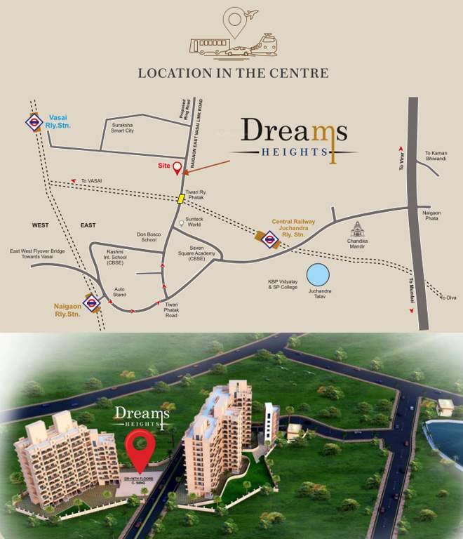  dreams heights building no i Location Plan