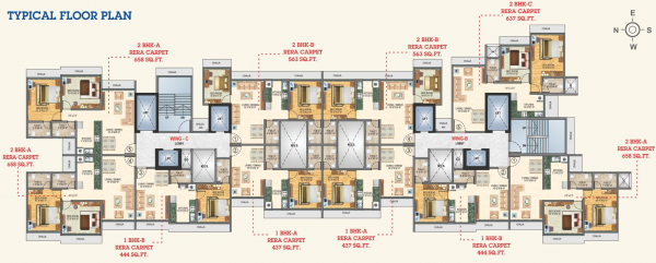  samarpan-phase-1 ROYAL SAMARPAN B / C WING Cluster Plan
