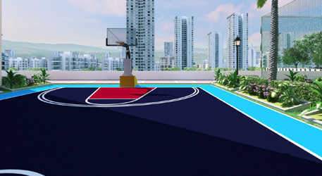  meridian court 1 Basketball Court