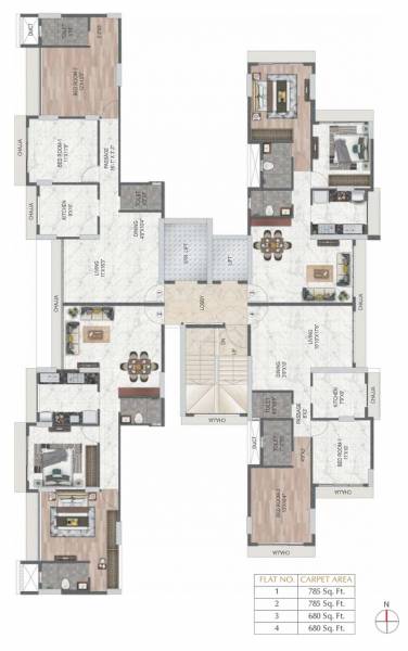  dream-tower DLH DREAM TOWER Cluster Plan