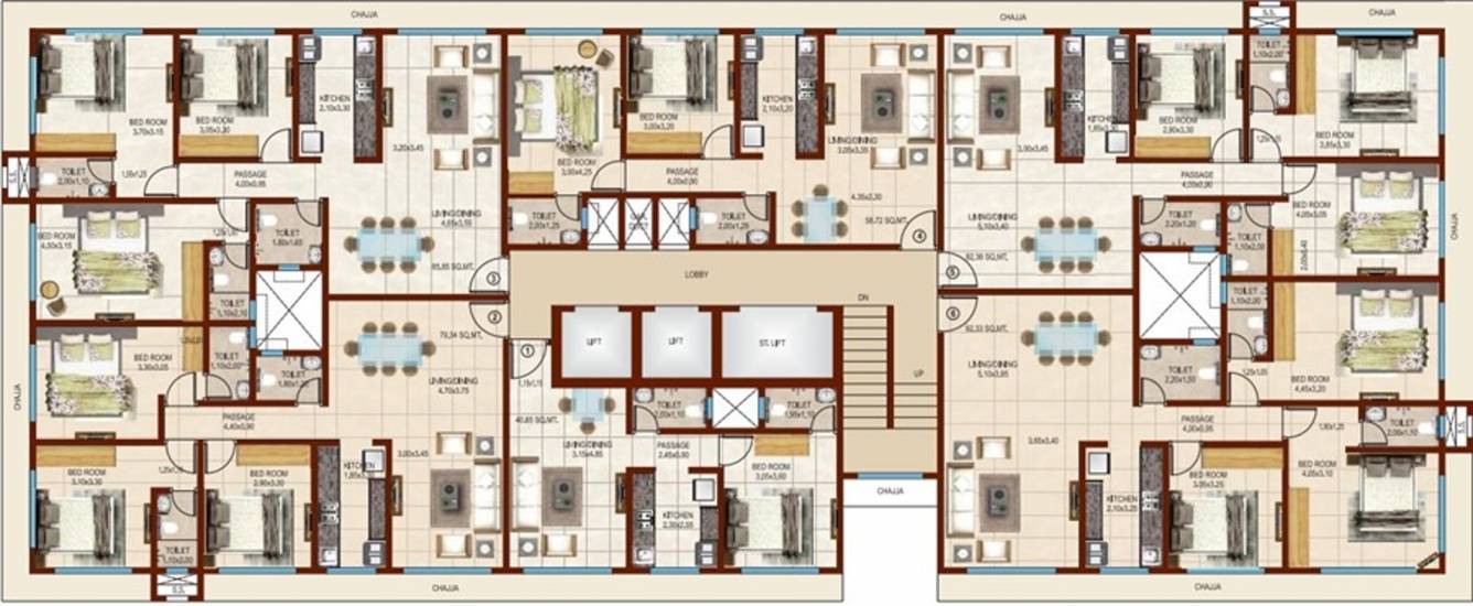Images for Cluster Plan of Ashirwad Queens Square
