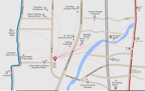  siddharth-nagar-gulmohar-chsl Location Plan