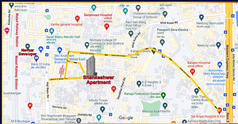  shankeshwar apartment Location Plan
