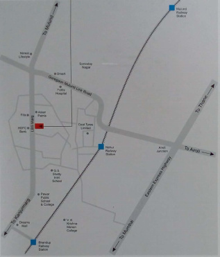  sai radha complex Location Plan