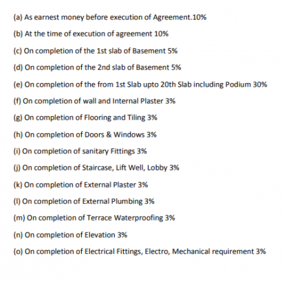 morya-heights Construction Linked Payment (CLP)