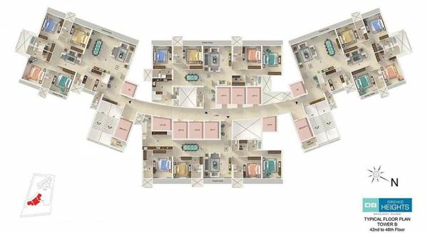 Images for Cluster Plan of DB One Mahalaxmi Phase 2