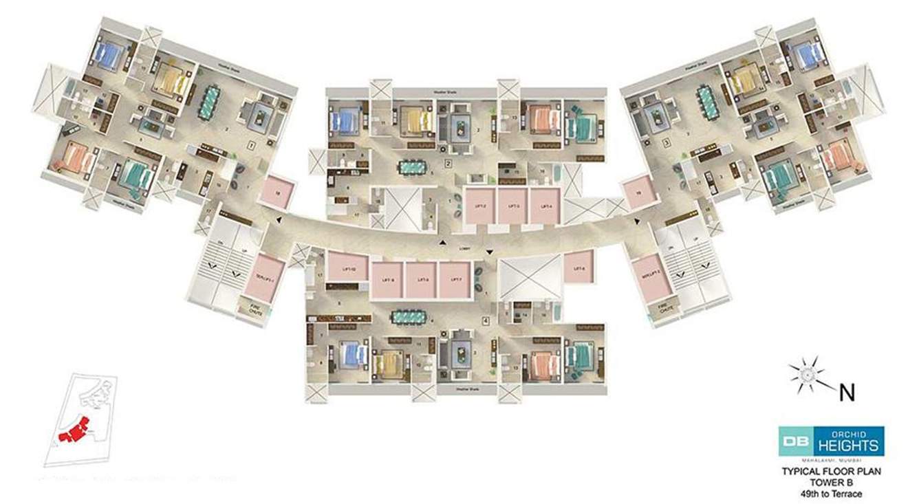 Images for Cluster Plan of DB One Mahalaxmi Phase 2