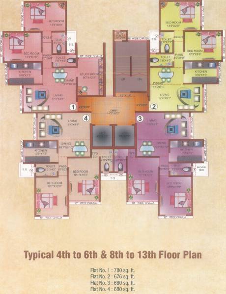 Images for Cluster Plan of Abhismit Aum Heights