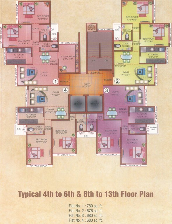 Images for Cluster Plan of Abhismit Aum Heights