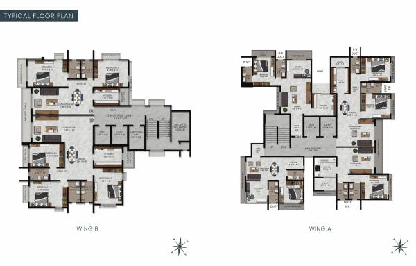  el-mejor EL MEJOR Cluster Plan for Typical Floor