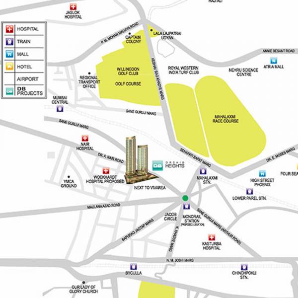 Images for Location Plan of DB One Mahalaxmi Phase 1