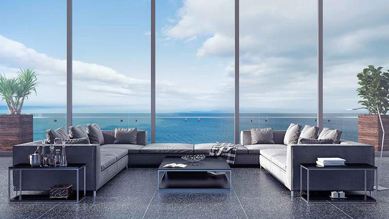  ocean star i Living Area