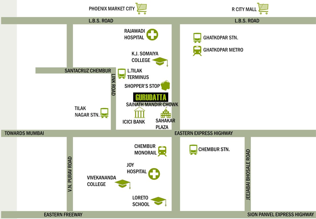 Images for Location Plan of Mishal Tilak Nagar Shri Gurudutta CHSL