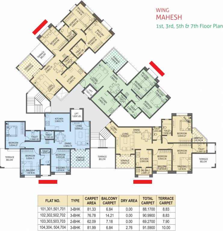 Images for Cluster Plan of Altrack Aum Trimurti C Building