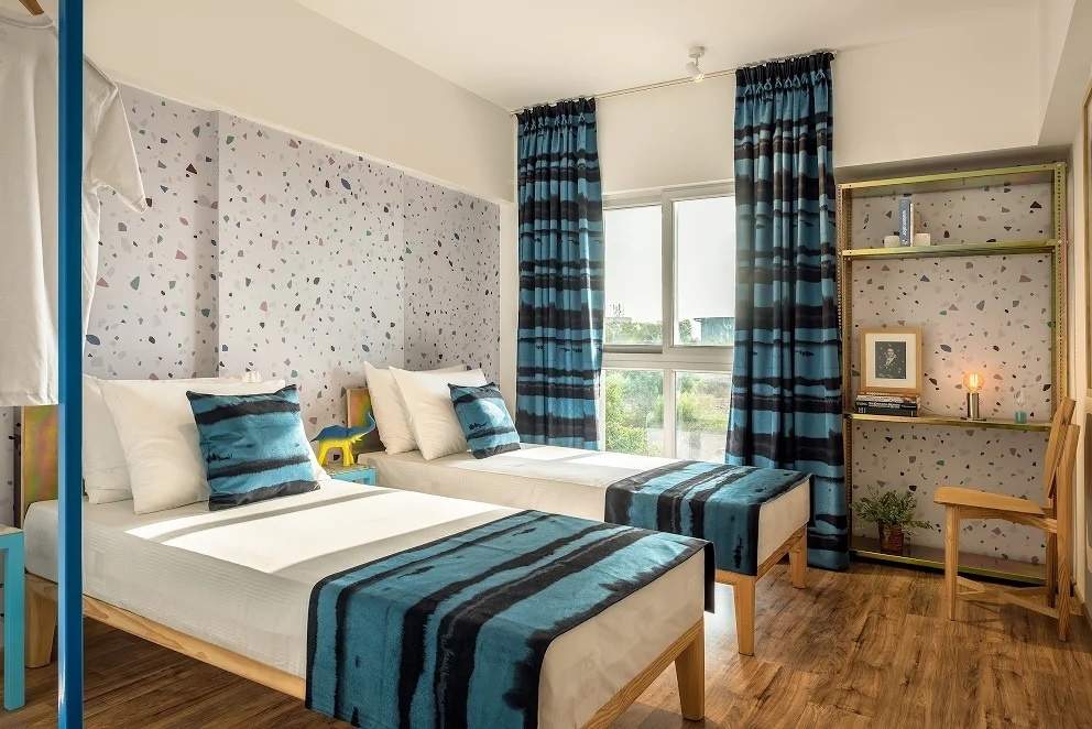  florida water color ii Bedroom