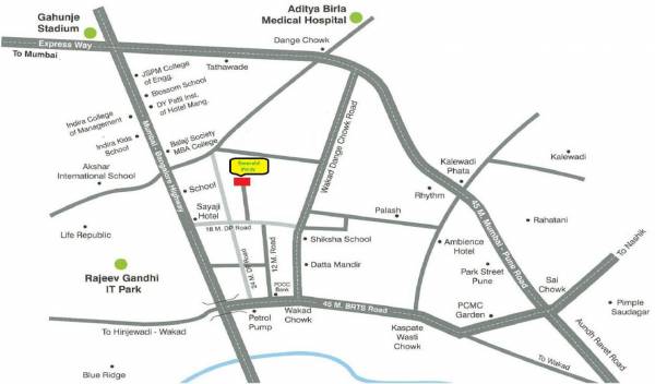 Images for Location Plan of Gawade Emerald PH IV